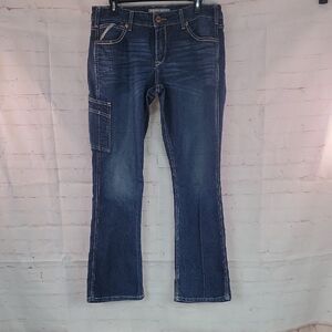Ariat Blue Flare Wide Leg Jeans